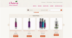 Desktop Screenshot of charisskincare.com